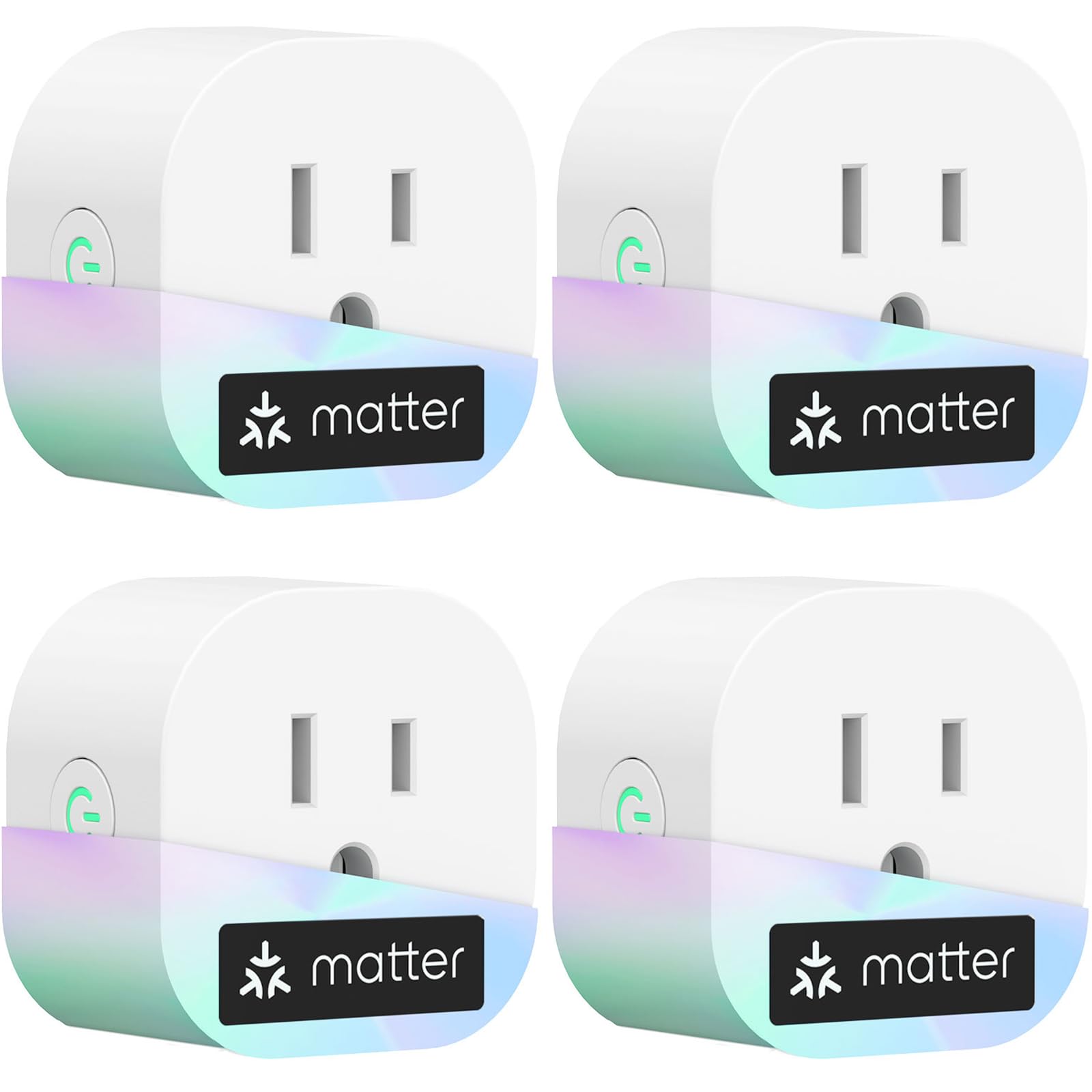 meross Matter Smart Plug Mini, FFS Easy Setup, 100 Privacy Smart Outlet, Compact Size, Support
