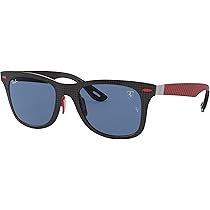 Amazon.com: Ray-Ban RB8395M Scuderia Ferrari Collection Square  
