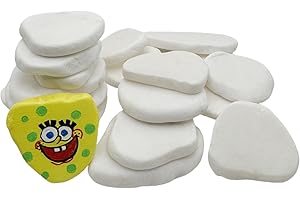 Lifetop Painting Rocks, 2"-3" White Smooth Flat Natural Irregular DIY Painting Supplies (30PCS)