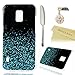 (Not for S5)S5 Active Case,Galaxy S5 Active Case - Mavis's Diary Special Painted Series Blue Stars in Night Pattern Clear Cover Hard PC Case for Samsung Galaxy S5 Active SM-G870A