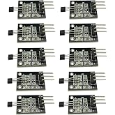 Ferwooh DC 3.3V-5V KY-003 Hall Effect Magnetic Sensor Module 3144E A3144 Hall Effect Sensor(Pack of 10pcs)
