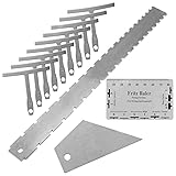 Jiayouy Set of 12 Pieces Luthier Tools Set Guitar