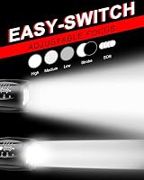 Maxesla LED Torch Battery Powered Zoomable 5 Modes Tactical Flashlight view 3