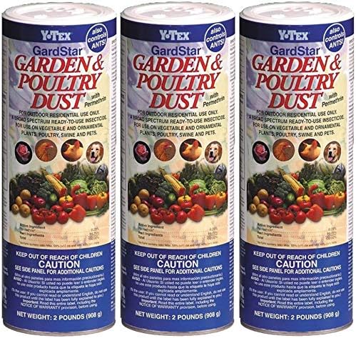 (3 Pack) Y-Tex Poultry Dust 2 Pounds Each