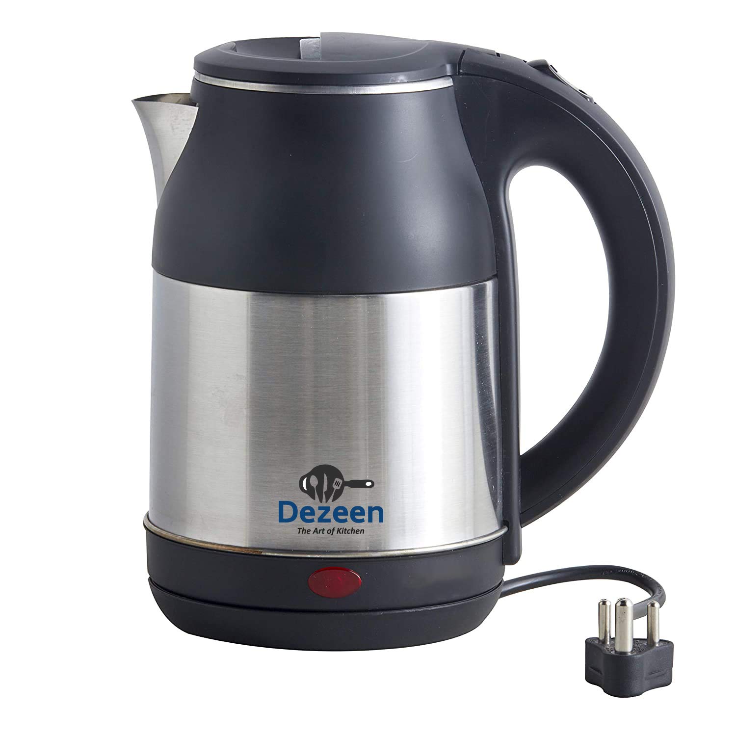 Buy DEZEEN Fast Boiling Tea Kettle Cordless, Stainless Steel Finish Hot