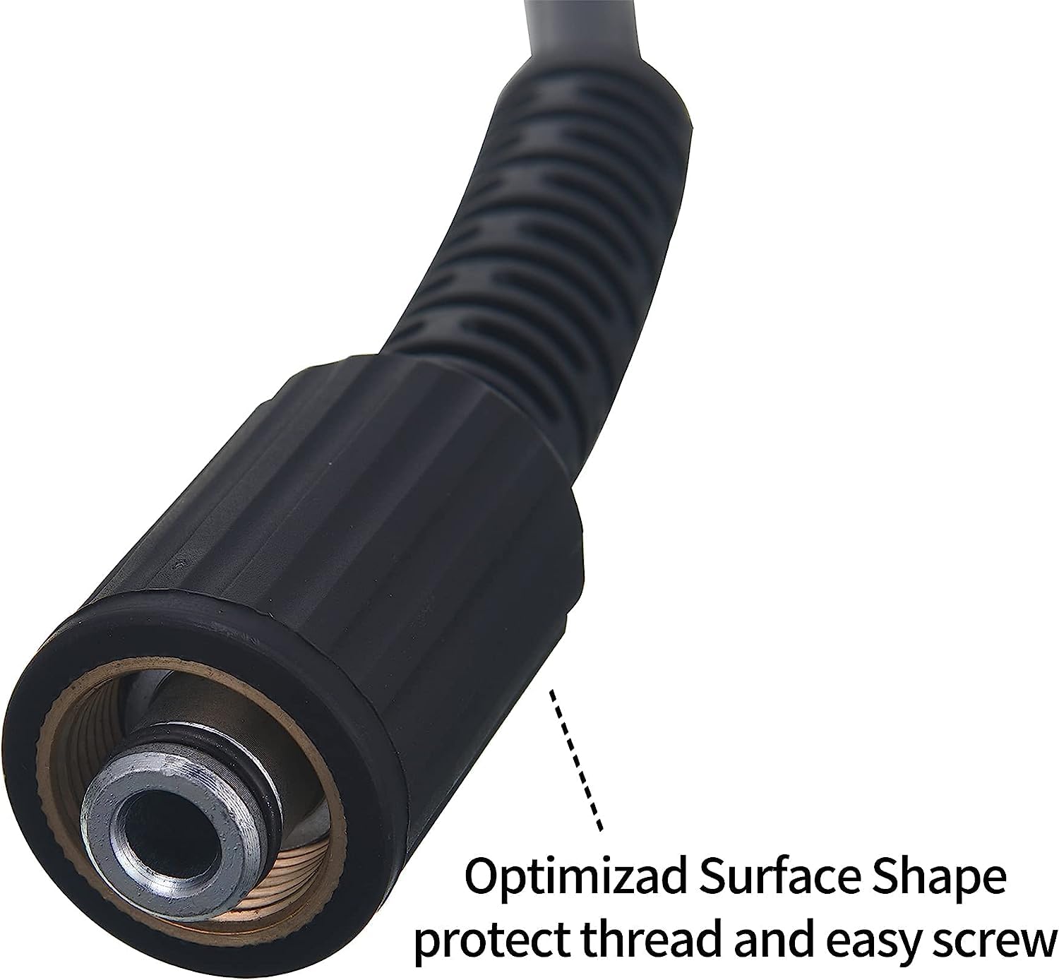Tool Daily High Pressure Washer Hose, 25 FT X 1/4 Inch, 3600 PSI, M22 14mm, Replacement Power Washer Hose for Most Brands