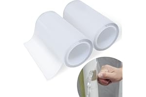 Urdar Brunnr Two Rolls RV Awning Repair Tape,Tent Repair Tape Waterproof,Pop Up Canvas Repair Kit,Boat Covers Canvas Repair Patch Clear Strong Sealing Sealant 4Inch x 5 Ft Heavy Duty