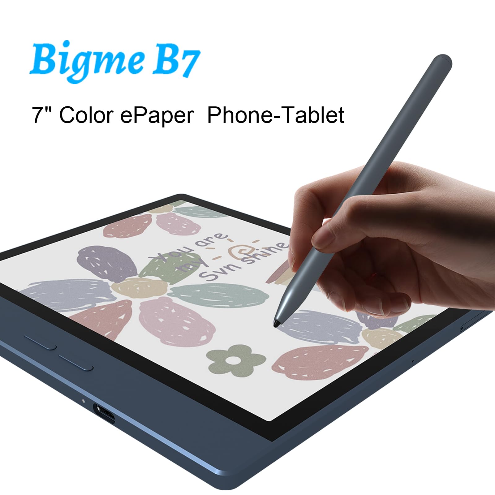 Bigme B7 Color ePaper Tablet 7 Inch 8+128GB Ebook Reader with 4G Calling