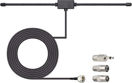 Amazon Bingfu Fmアンテナ Fmラジオアンテナ 室内 貼り付けアンテナ 3変換アダプタ 高感度 75 Ohm Yamaha Jvc Sony Bose Pioneer Onkyo Marantz Sherwoodなど対応 Bingfu アンテナ