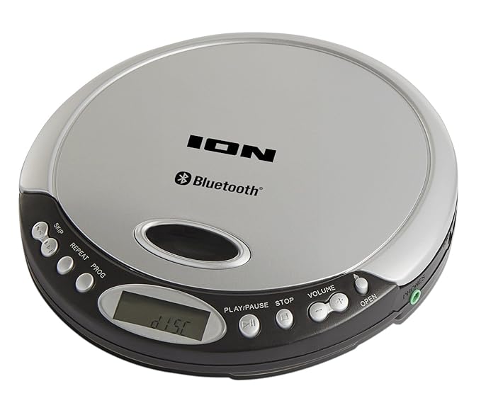 ION Audio Air CD Slimline Portable AntiSkip CD Player with Wireless