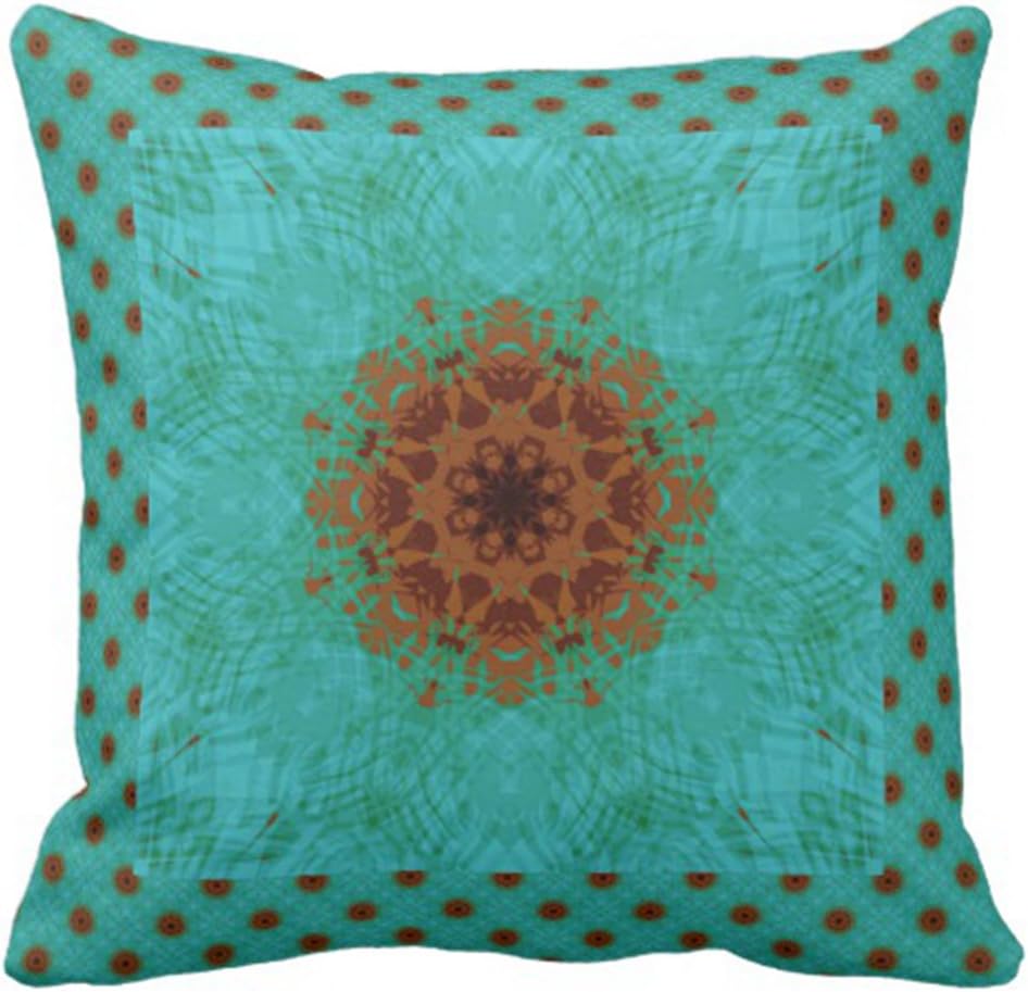 picture Teal And Rust Throw Pillows amazon