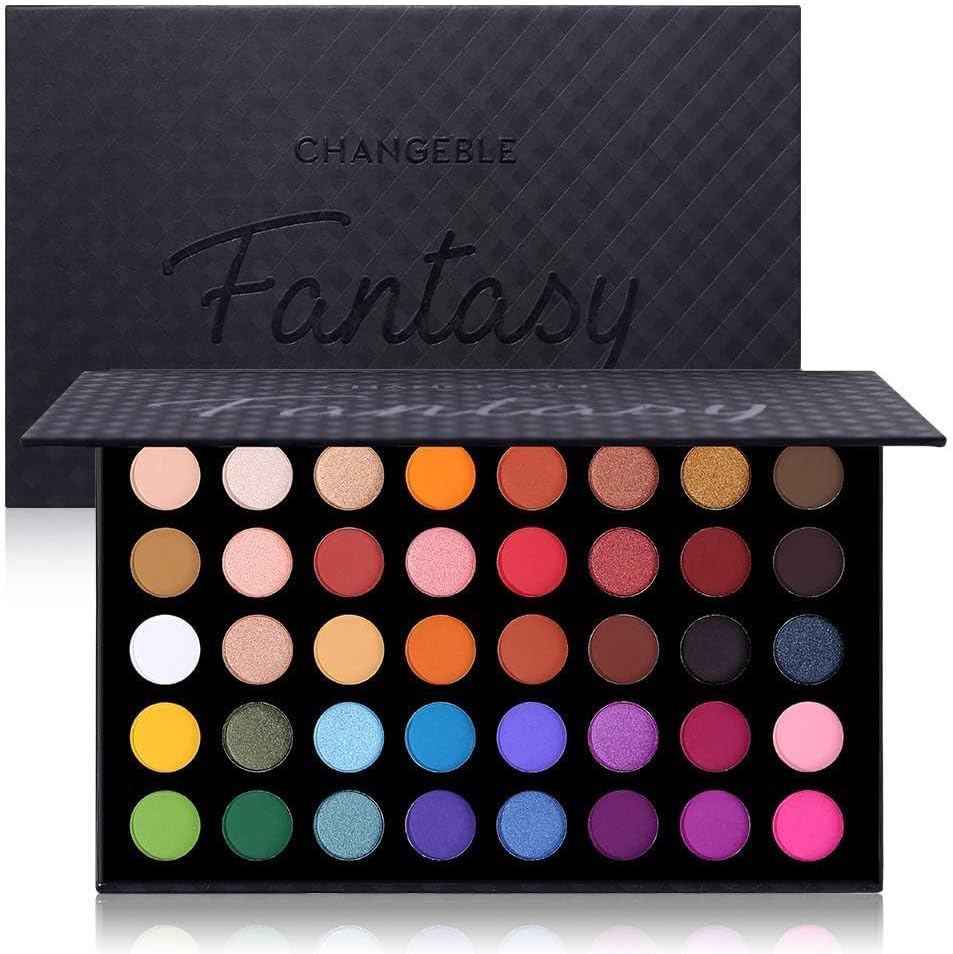 UCANBE Highly Pigmented Eye Makeup Palette Matte Metallic Natural Colors