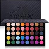 UCANBE Highly Pigmented Eye Makeup Palette, Matte Shimmer Metallic Eyeshadow Pallet Long Lasting Blendable Natural Colors Make Up Eye Shadows Cosmetics Gift Kit