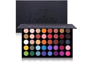 Pro Highly Pigmented Eyeshadow Palette, Natural Matte Shimmer Makeup Pallet, Long Lasting Blendable Colorful Cosmetics Eye Sh