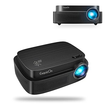 ExquizOn Videoproyector, Q7 LED Proyector Full HD 1080P ...
