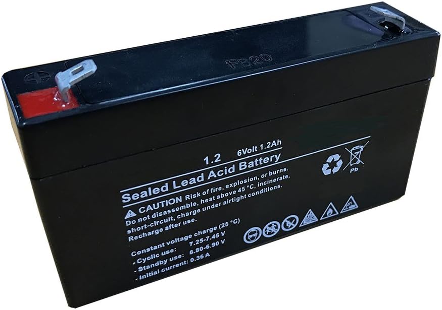electrosmart Sealed Rechargeable Lead Acid Battery 6v Amazon.co.uk