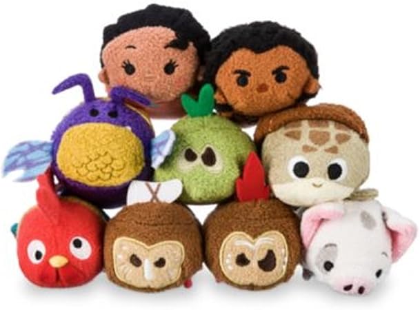 Amazon Disney Store モアナ ミニ ツムツム コンプリートセット ぬいぐるみおもちゃ3 5インチ 9個セット ぬいぐるみ おもちゃ