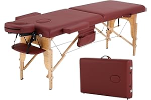 FDW Massage Table 73 Inch Portable Massage Table Adjustable Height Massage Bed for Woman & Man,W/Carry Case Face Cradle Bed (