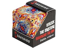 SHASHIBO Shape Shifting Box - Award-Winning, Patented Fidget Cube w/ 36 Rare Earth Magnets - Transforms Into Over 70 Shapes, 