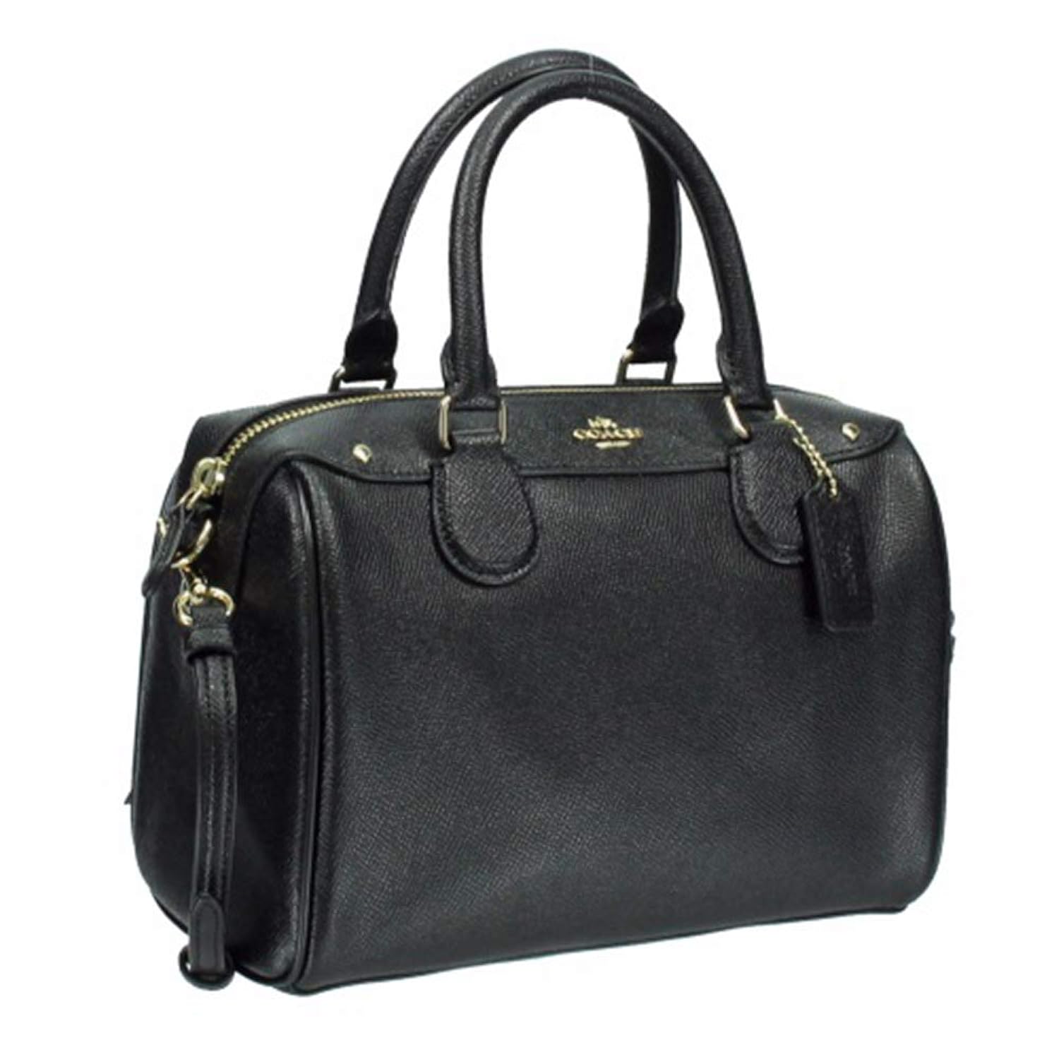 NWT Coach Crossgrain Leather Mini Satchel F32202 IMBLK eBay