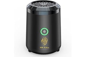 OUD Bukhoor Electric Incense Burner Portable USB Rechargeable Aroma Diffuser, Arab bakhoor Muslim Incense Holder for Car and 
