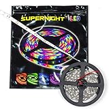 SUPERNIGHT (TM) Warm White 5M / 16.4FT 5050 SMD Flexible LED Strip Lights 300 leds or 60led/m LED Light