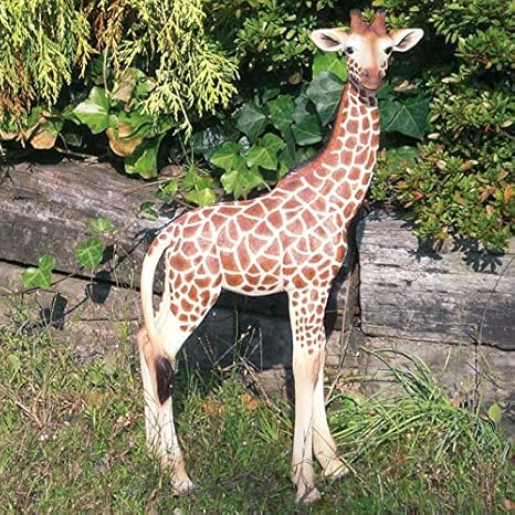 Amazon Co Jp キリンの置物 ６４３８ｈｔ 麒麟 動物 置物 オブジェ ガーデン オーナメント ガーデニング ガーデンオブジェ アニマル リアル 庭 インテリア ホーム キッチン