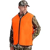 NOMAD mens Blaze Hunting Vest, Durable and Comfortable, High-visibility Safety Vest for Hunting