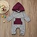 Coerni Infant Baby Cute Hooded Cotton Romper Jumpsuit