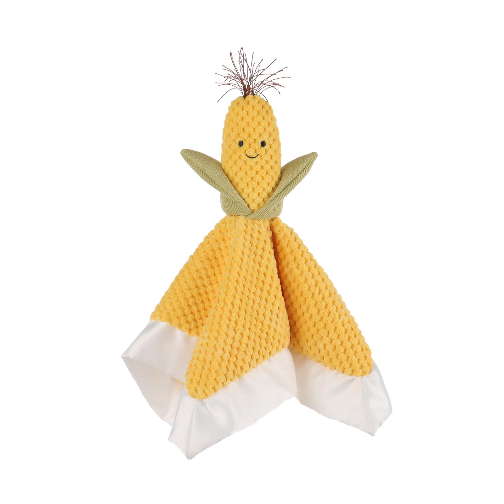 Apricot Lamb Fresh Corn Soft Baby Comforter Loveys for Babies, Security Blanket for Baby Boy and Girl, 14 Inches for Infant and Toddlers