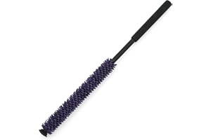 Altieri Helix Flute Wand - Premium Flute Cleaning Rod with Innovative Helix Design and Ultrasuede Swab Fabric for Superior Moisture Removal and Flute Care … (Purple)