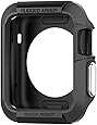 Apple Watch Case, Spigen&reg; [Resilient] Apple Watch 42mm Case Impact Protection **NEW** [Rugged Armor] [Black] - [Include 2 Screen Protectors] Ultimate protection from drops and impacts for Apple Watch 42mm (2015) - Black (SGP11496)