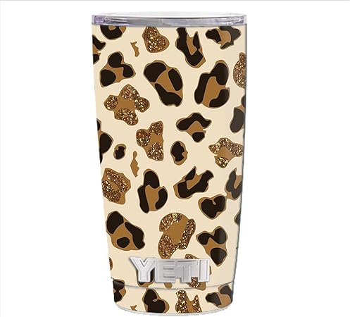 leopard yeti tumbler