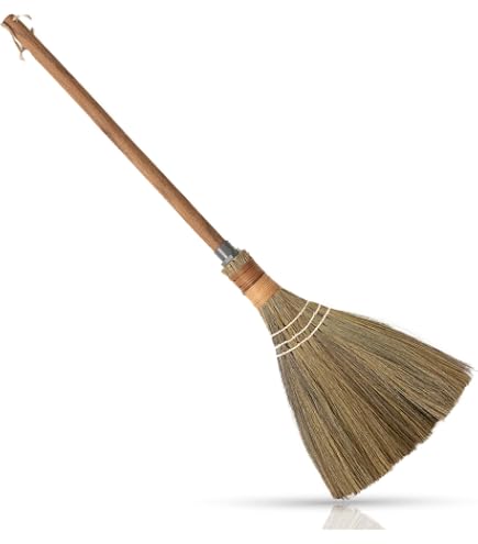 Juego Escoba Y Recogedor Con Mango Largo 91 Cm - Para Interior Y Exterior, Fácil Limpieza Sin Agacharse