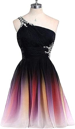 ombre cocktail dress
