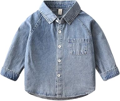 denim uniform shirts