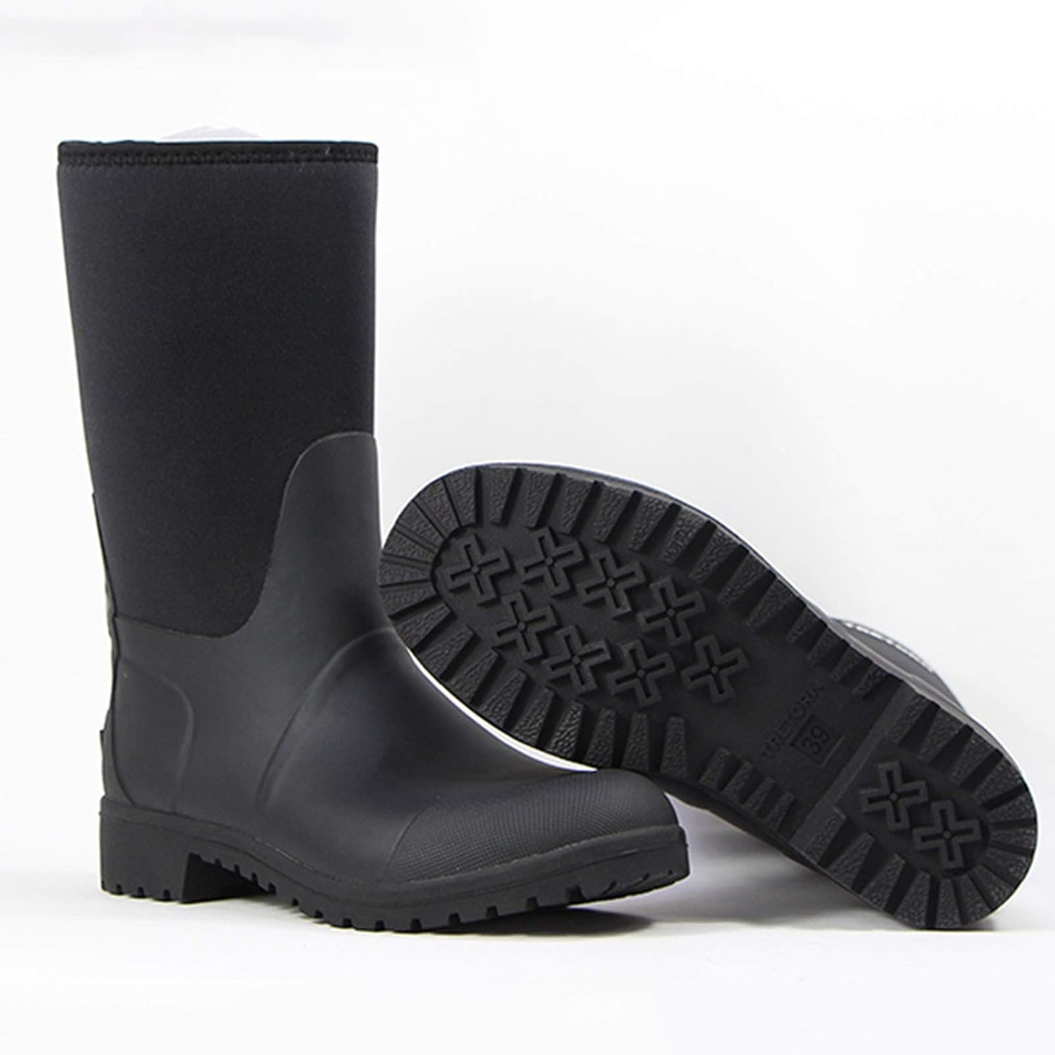 Waterproof MidHeight Garden Boots, Portable Fashion Rubber Rain Shoes