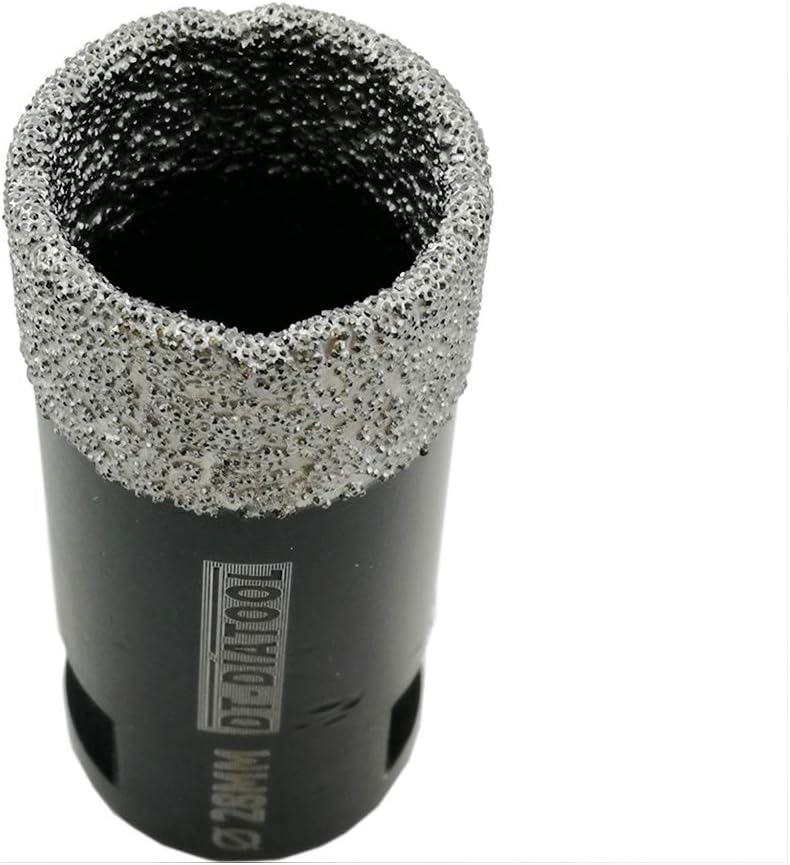 DT-DIATOOL Diamond Drill Bit 28mm Hole Saw for Dry Drilling Tile Porcelain Marble Ceramic Granite, Black - Image 4