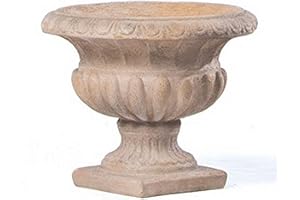 Alfresco Home Loranda Urn, Low, Tallow Finish