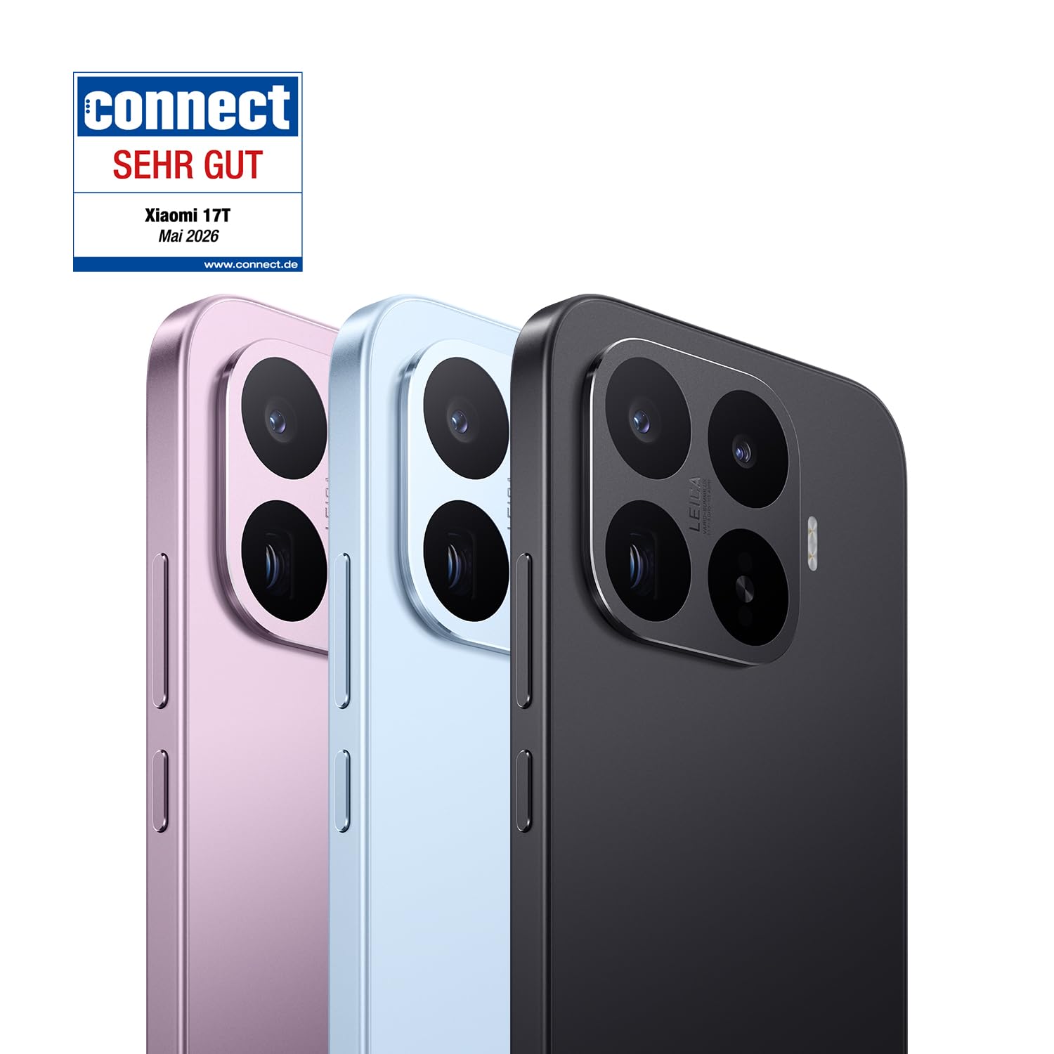 XIAOMI 17T Smartphone 12GB+512GB, Handy mit Android, 6,59'' 120Hz Display, 6500mAh Akku, Leica 5X Telekamera, 67W HyperCharge, Schwarz, 3 Jahre Herstellergarantie, inkl. Redmi Pad 2 9.7 4+64GB Gray 3