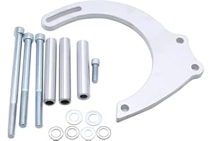 GSKMOTOR Small Block Alternator Bracket New Electric Water Pump fit for Chevy SBC EWP LWP 350 ALT