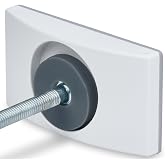 Wall Nanny - Baby Gate Wall Protector (Made in USA) Protects Walls and Doorways from Pet Gates - for Pressure Mounted Indoor Safety Baby Gates - White