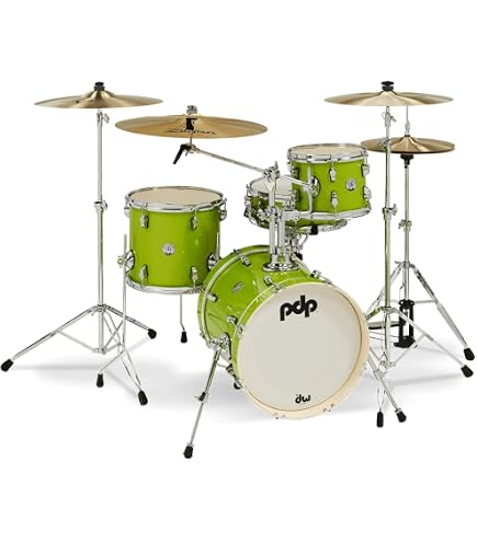 PDP Concept Ahorn Bop Schlagzeug 3-teilig Im Satin Seafoam – 20"-Bassdrum Mit Halterung, Perfekt Für Kompakten Sound