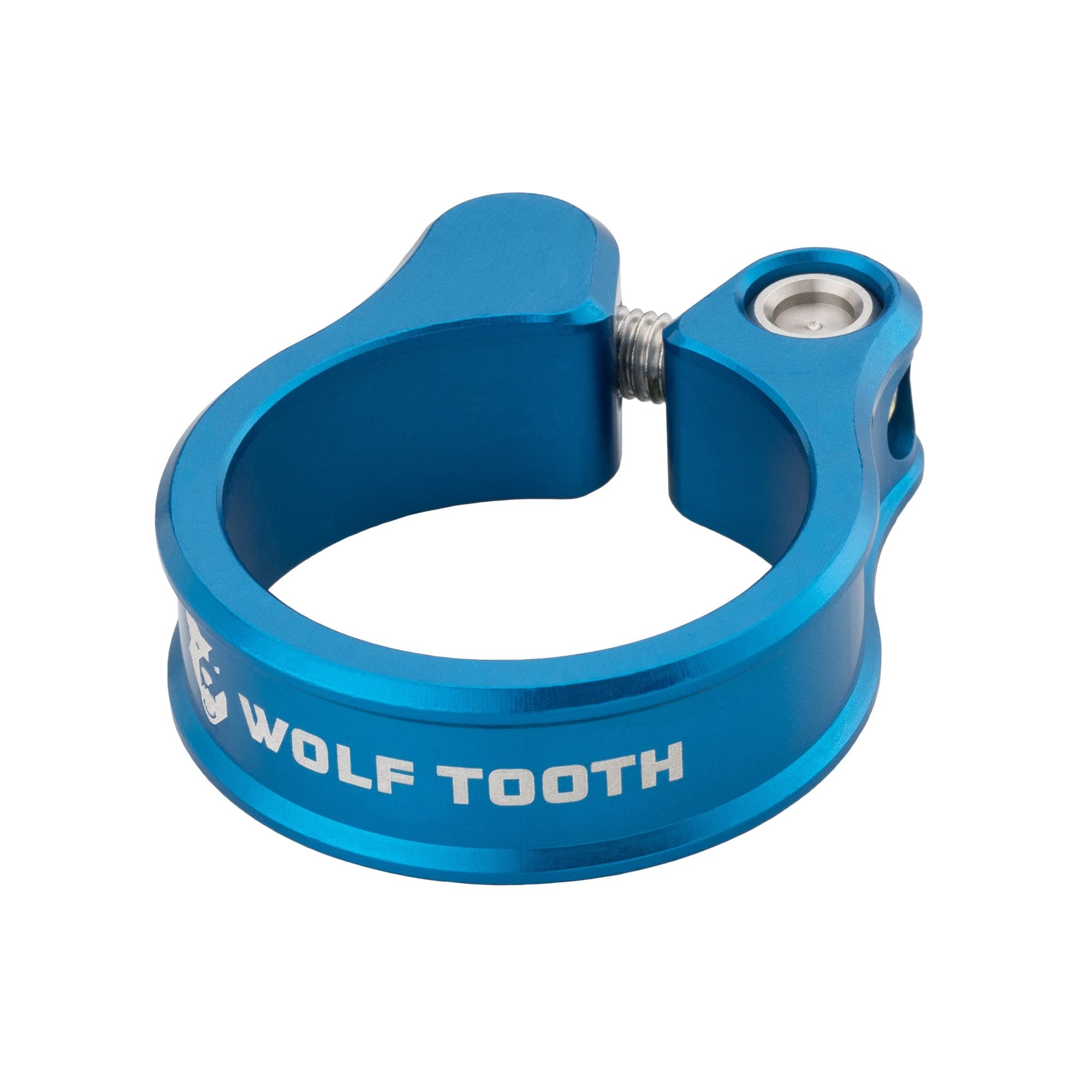 Wolf Tooth | Seatpost Clamp 28.6mm | Blue | Customisable Bike Accessories and Components Precision Engineered