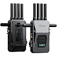 ACCSOON CineView Master 4k Wireless Video Transmission System Transmitter&Receiver 2.4+5Ghz+6GHz Tri-Band Transmission 604k Resolution 25 ms Latency 8202ft Range 1 Wired + 4 Wireless Connections