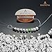 BEADNOVA Letter Beads Set for Jewelry Making Assorted Acrylic White Alphabet Beads Cube with Colorful Beads for DIY Bracelets, Key Chain and Handmade Gift (6mm, 800pcs)