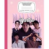 Composition Notebook: 100+ College Wide Ruled Pages Size 7.5x9.25 Mal-achi Barton's Journal for Kids Teens and Adults