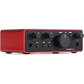 Focusrite Scarlett Solo 4th Gen USB Audio Interface, for the Guitarist, Vocalist, or Producer — High-Fidelity, Studio Quality