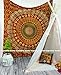 tapestry home th-001 Large Hippie Mandala Bohemian Tapestry Wall Hanging, Psychedelic Wall Art, Dorm Décor Beach Throw, Indian Wall Tapestries 84x90 Inches