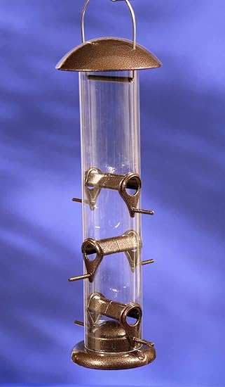 Six Port Cast Aluminium Extra Large Bird Seed Feeder Amazon Co Uk